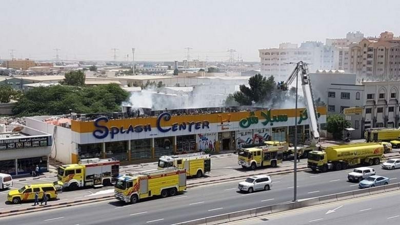 Firefighters contain massive blaze in Ajman center
