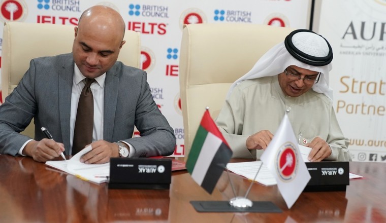 AURAK Signs Deal with British Council to Act as Exam Center