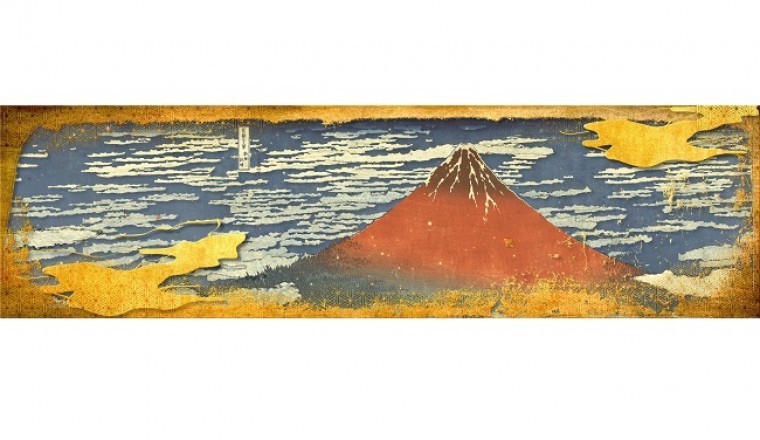 أعمال فنية غامرة مستوحاة من رسمات الفنان كاتسوشيكا هوكوساي بعنوان مشاهد جبل فوجي الستة والثلاثين في مطار ناريتا الدولي بدءاً من السبت 29 فبراير