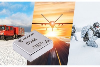 New Chip Scale Atomic Clock (CSAC) from Microchip Technology Provides Wider Operating Temperatures, Faster Warm-up and Improved Frequency Stability in Extreme Environments