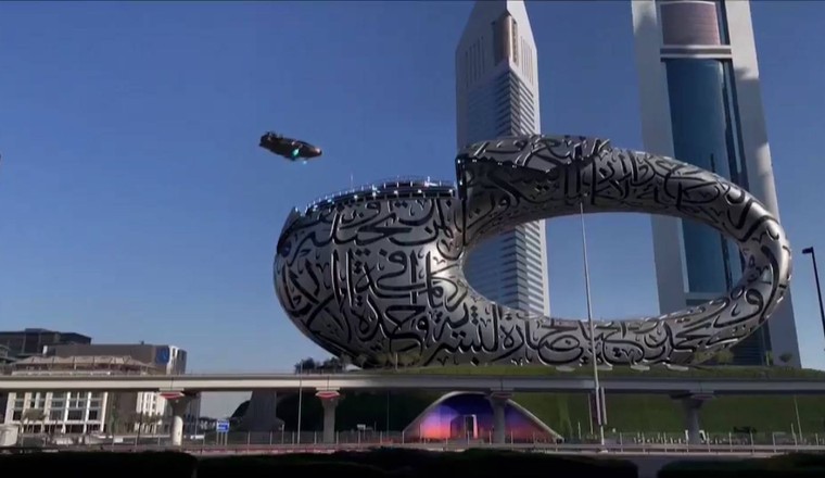 'Spaceship' lands inside Dubai's Museum of the Future in stunning promotional video
