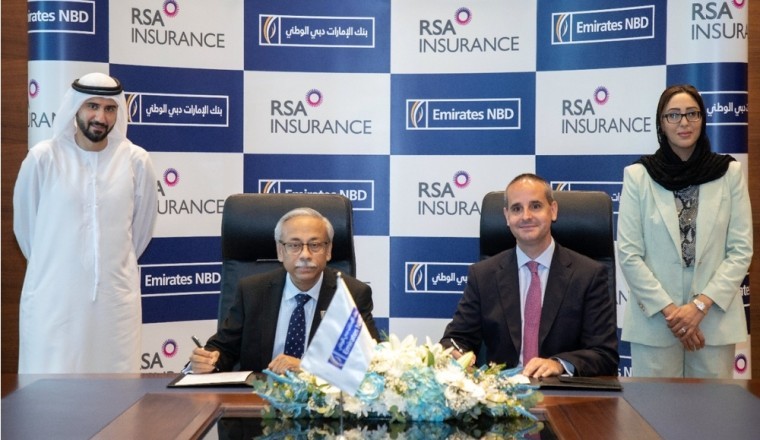 RSA Middle East enters a 5-Year strategic partnership with Emirates NBD to provide general insurance solutions