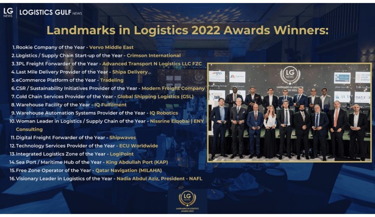 ‘Landmarks in Logistics’, the inaugural edition of the media awards by LogisticsGulfNews, concluded on a high note.