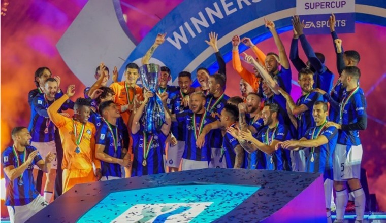 إنتر ميلان يتوّج بلقب كأس السوبر الإيطالي على حساب جاره إيه سي ميلان