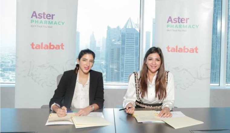 Aster Pharmacy and talabat UAE sign partnership to deliver prescription medicines to patients in the country