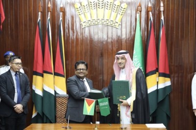 Saudi Fund for Development Signs Two Development Loan Agreements Worth $150 Million in Guyana