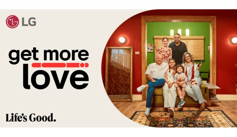 المنزل يتواجد حيثما القلب يكون، في حملة إل جي الأخيرة "الحياة جيدة عندما تحصل على المزيد من الحب"