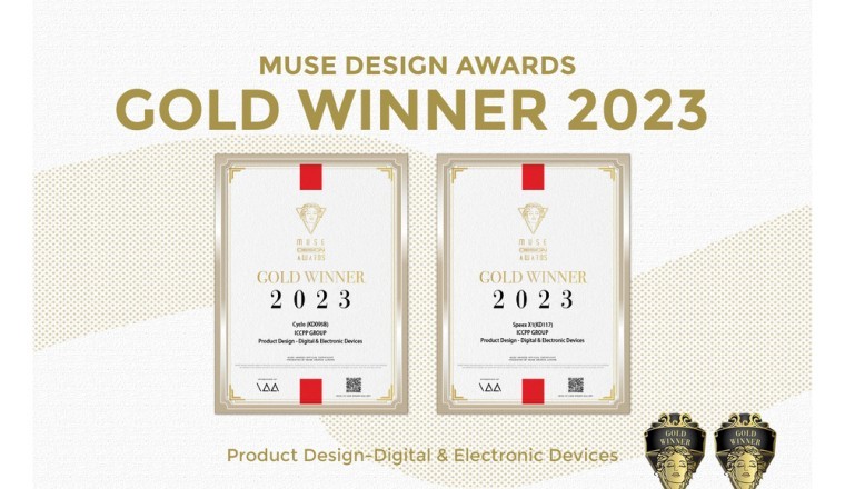 ICCPP ODM+ Won Two Muse Design Gold Awards, Keeping Leading the Creative Design Trend