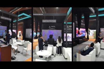 شركة آوول فيجين تتألق في فعالية جيتيكس غلوبال 2023 بأجهزة الإسقاط ثلاثية الليزر المبتكرة