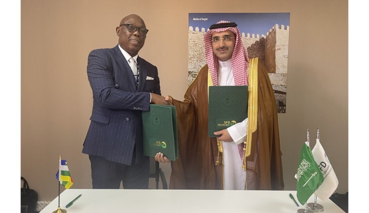 Saudi Fund for Development Signs Additional $20 Million Development Loan Agreement to Fund Infrastructure Projects in the Republic of Central Africa