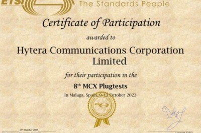 حضور مشرف لشركة Hytera في حدث MCX Plugtests الثامن الذي تعقده ETSI