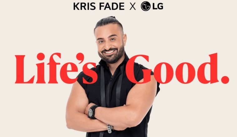 Kris Fade Becomes Newest Brave Optimist Brand Ambassador in LG’s "Life's Good" Campaign