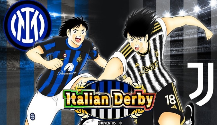 Italian Derby Campaign Kicks Off with Kojiro Hyuga &amp; Others Debuting as New Players Wearing the Juventus Official Uniform “Captain Tsubasa: Dream Team