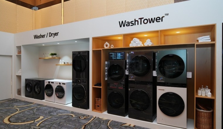 حل إل جي المبتكر للغسيل WashTower™ يخطف الأضواء في فعالية أبو ظبي