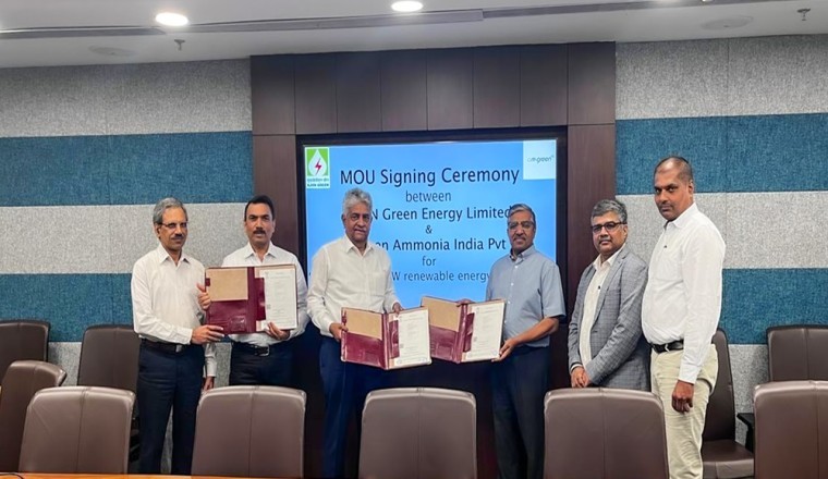 AM Green وSJVN يتفقان على تنفيذ أحد أكبر عقود توريد الطاقة المتجددة الخالية من الكربون في العالم