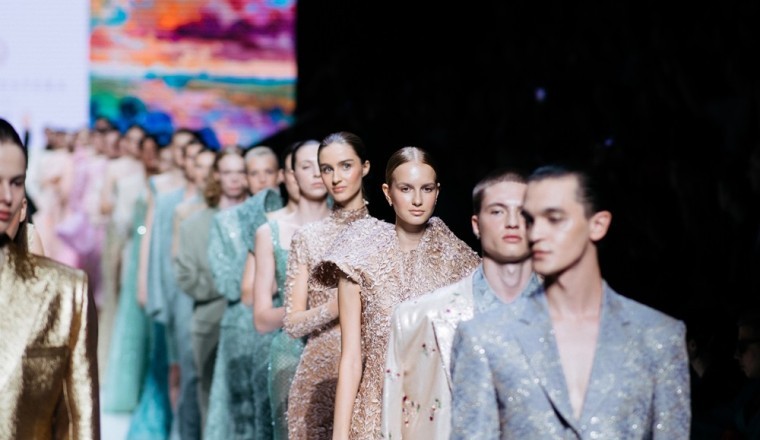 UAE Designer Transports Audiences to a Blooming Garden at Moscow Fashion Week