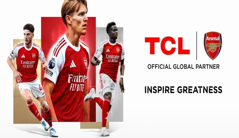 TCL وأرسنال تعلنان توسيع شراكتهما العالمية ضمن اتفاقية تمتد لعدة سنوات