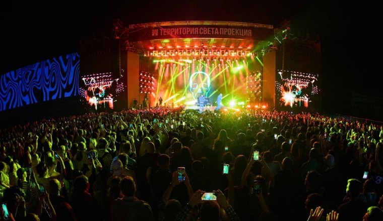 مهرجان "برويكستسيا" الأول يشعل موسكو بالعروض الضوئية والموسيقى والفن الرقمي