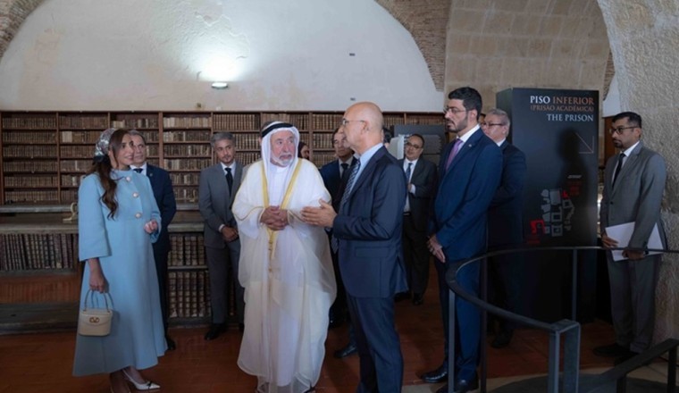 حاكم الشارقة يفتتح مركز الدراسات العربية بجامعة كويمبرا البرتغالية